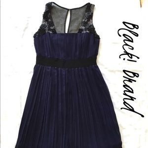 Black (brand) Chiffon Beaded Bodice Cocktail Dress